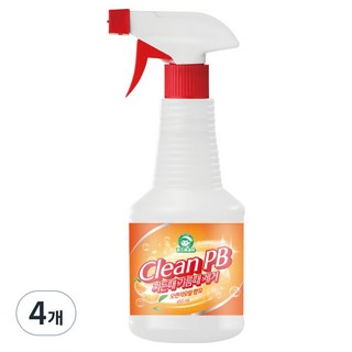청소해결사 크린피비 찌든때 기름때 제거, 650ml, 4개