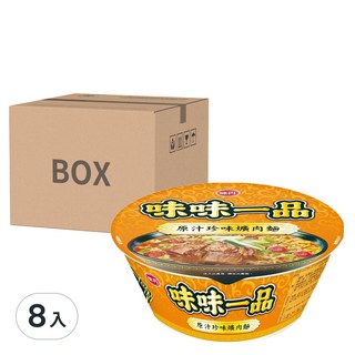 味丹 味味一品 原汁珍味爌肉麵 190g, 8入