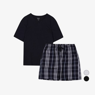 애니바디 반팔 라운지 믹스 잠옷 상하 세트