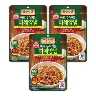오늘밥상 파채양념, 90g, 3개