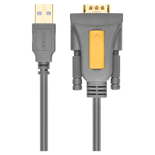 UGREEN 綠聯 USB to RS-232訊號轉換器 2m, CR104, 1條
