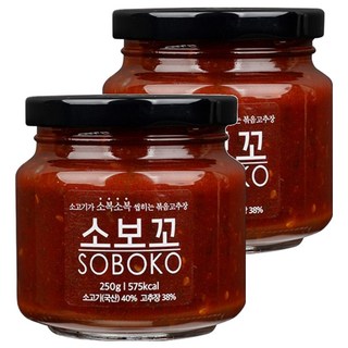 소보꼬 한우 볶음고추장, 250g, 2개