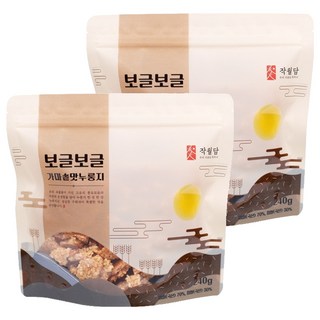 작월담 보글보글 끓여먹는 가마솥 맛 누룽지, 240g, 2개