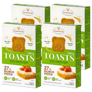 디아토스타 통밀토스트 비스킷, 120g, 4개