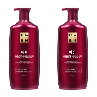 리엔 자윤 모근강화 중건성 샴푸 950ml 2개