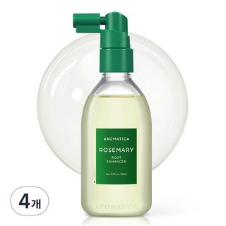 아로마티카 로즈마리 루트 인핸서 두피 에센스, 100ml, 4개