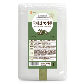 윤고집 쑥가루, 100g, 1개