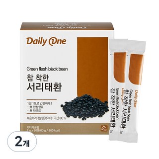 데일리원 참 착한 서리태환, 60g, 2개