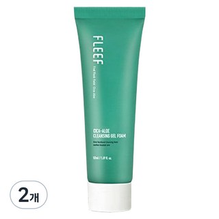 플리프 시카 알로에 여드름 완화 약산성 클렌징 젤 폼, 50ml, 2개