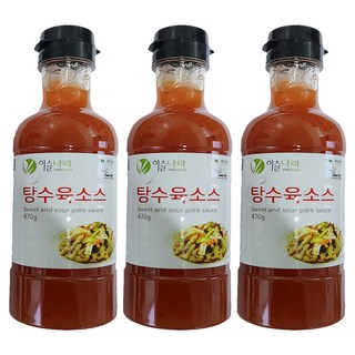 이슬나라 탕수육소스, 3개, 470g