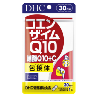 DHC 輔酶Q10+C膠囊食品, 含維生素C, 促進代謝, 養顏美容, 30日份, 30顆, 209mg, 1包