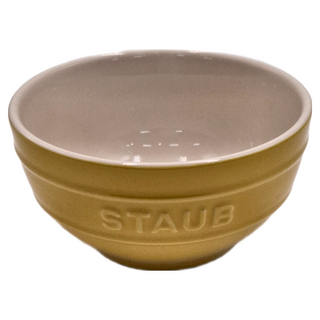 Staub 檸檬黃圓型陶瓷餐碗, 12公分, 檸檬黃, 1盒