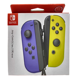 Nintendo 任天堂 SWITCH Joy-Con 左右手控制器, HAC-015/HAC-016/HAC-014, 藍色 + 螢光黃, 1組