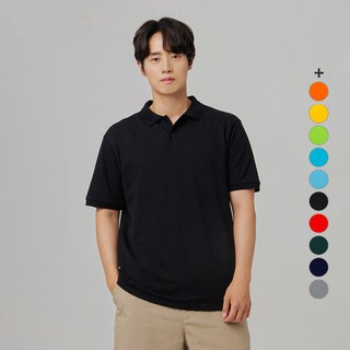 유니렉스 티센스 컬러풀 카라 공용 반팔 티셔츠