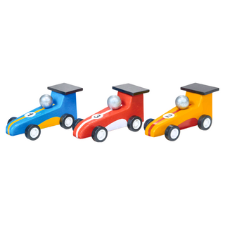 mentari 迴力賽車組, 3台不同顏色賽車玩具, MT7914, 1組