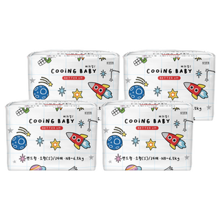 쿠잉 베러업 밴드형 기저귀, 소형(S), 136매