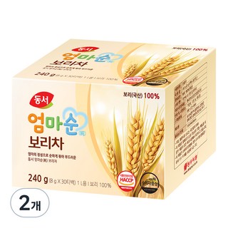 동서 엄마 순보리차 8g x 30개입 2개 세트 된장차 동서 엄마 순보리차 8g x 30개입 2개 세트 된장차