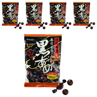 카수가이 구로 아메 흑설탕 사탕, 129g, 5개