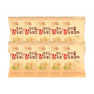 이장님과자점 담양한과명진식품 우리콩 참 두부과자, 50g, 10개
