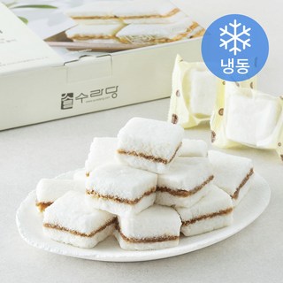 영양찰떡 영양간식 아침대용 맛있는 콩떡 찹쌀, 1박스, 2kg 10 수라당 꿀설기 20개입 (냉동), 1개, 900g