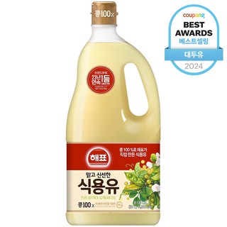 해표 식용유, 1.8L, 1개