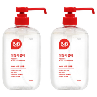 비앤비 젖병세정제 액상형, 600ml, 2개