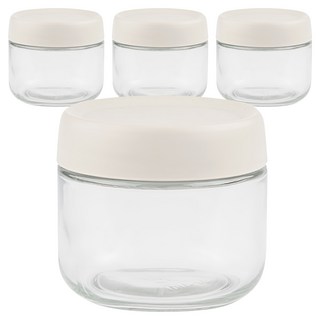 인블룸 다용도 유리 보관용기, 280ml, 4개