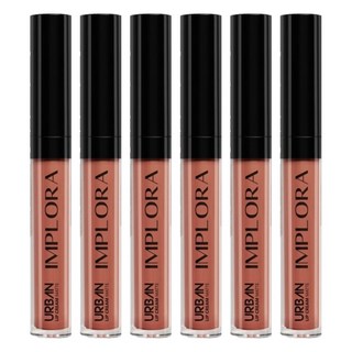 【峇里島implora】霧面唇膏2.9g#01dusky nude】, 6入, dusky nude