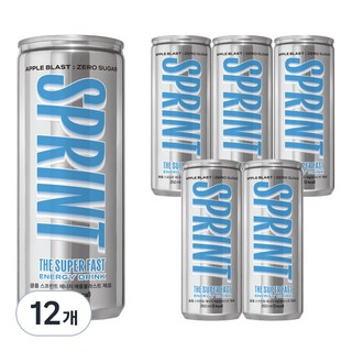 클룹 스프린트 에너지 애플블라스트 제로, 12개, 250ml