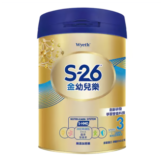 Wyeth 惠氏 S-26 金幼兒樂幼兒成長配方 S-HMO 再升級版奶粉, 提升學習網絡，加速統合學習能力, 850g, 1罐