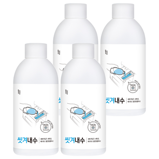 일상공감 씻겨내수 세탁조세정제, 200ml, 4개