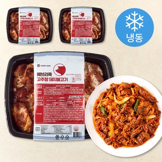 에브리쿡 고추장 돼지불고기 (냉동), 300g, 3개
