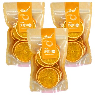 디톡톡 원형 실속형 건조 오렌지, 50g, 3개, 1개입