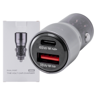 벤딕트 100W QC4.0+PD3.0 동시 초고속 차량용 시거잭 충전기, 더볼트, 혼합색상