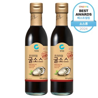청정원 프리미엄 굴소스 500g 2개 상품 이미지