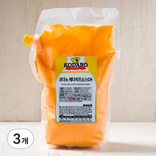 코다노 체다치즈소스 CH, 2kg, 3개