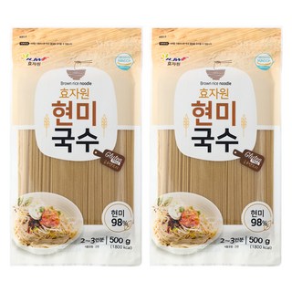 효자원 현미국수, 2개, 500g