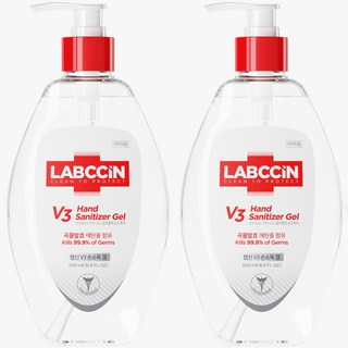 랩신 V3 새니타이저 손소독 겔, 500ml, 2개