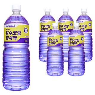 블로웨일 발수코팅 워셔액, 1.8L, 6개