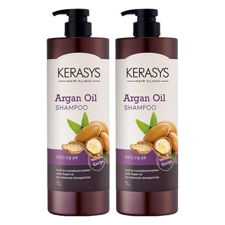 KERASYS 植物油系列洗髮精 摩洛哥堅果油 1000毫升 2入, 1L, 2瓶