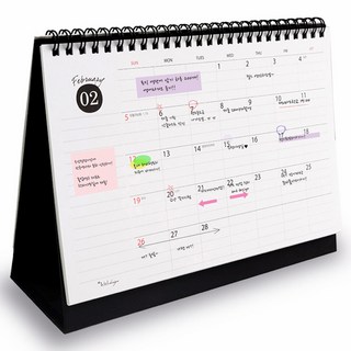 아이씨엘디자인 Scheduler Desk Calendar 2025, 혼합색상, 1개