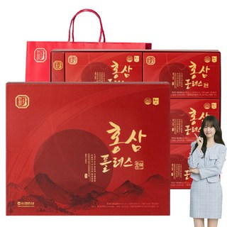 한삼인 홍삼플러스 + 쇼핑백, 50ml, 30개