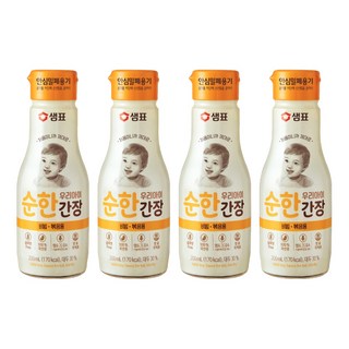 샘표 우리 아이 순한 간장 비빔 볶음용, 4개, 200ml