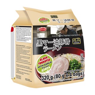 AceCOOK IPPIN 逸品 蒜香豚骨風味麵 80g, 4包