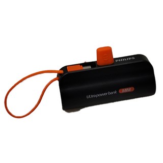 PHILIPS 飛利浦 口袋行動電源 Lightning, DLP2550VB/96, 黑色