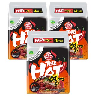 오뚜기 더핫 열라면 120g, 12개