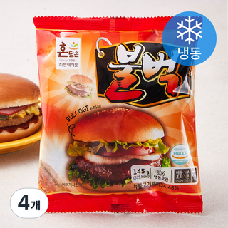 불벅 버거 (냉동), 145g, 1개입, 4개 대표 이미지 - 편의점 햄버거 추천