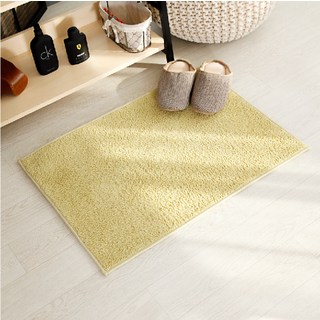 인룸 플레인 소프트 러그 발매트, 올리브그린