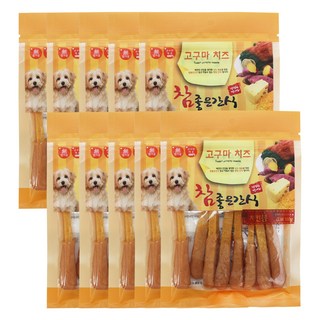참좋은간식 강아지 고구마치즈 간식, 치킨봉맛