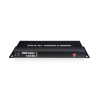 넥스트 4K HDMI 2.0 1대8 모니터분배기 NEXT-408SP4K60, 혼합색상, 1개